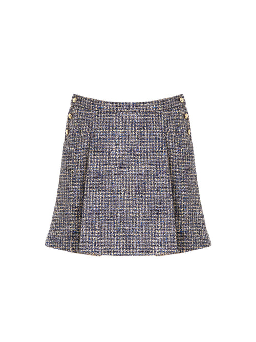 QL2 Elodie Tweed Mini Skirt
