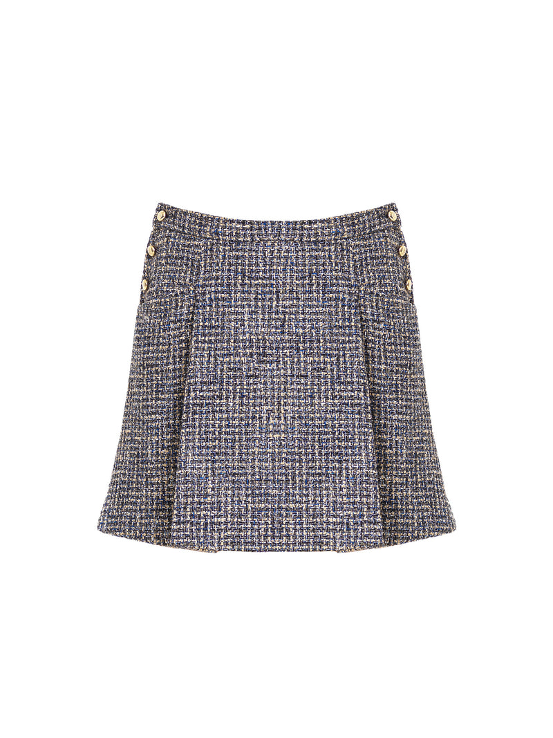 QL2 Elodie Tweed Mini Skirt