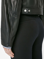 Frame Moto Leather Jacket Noir