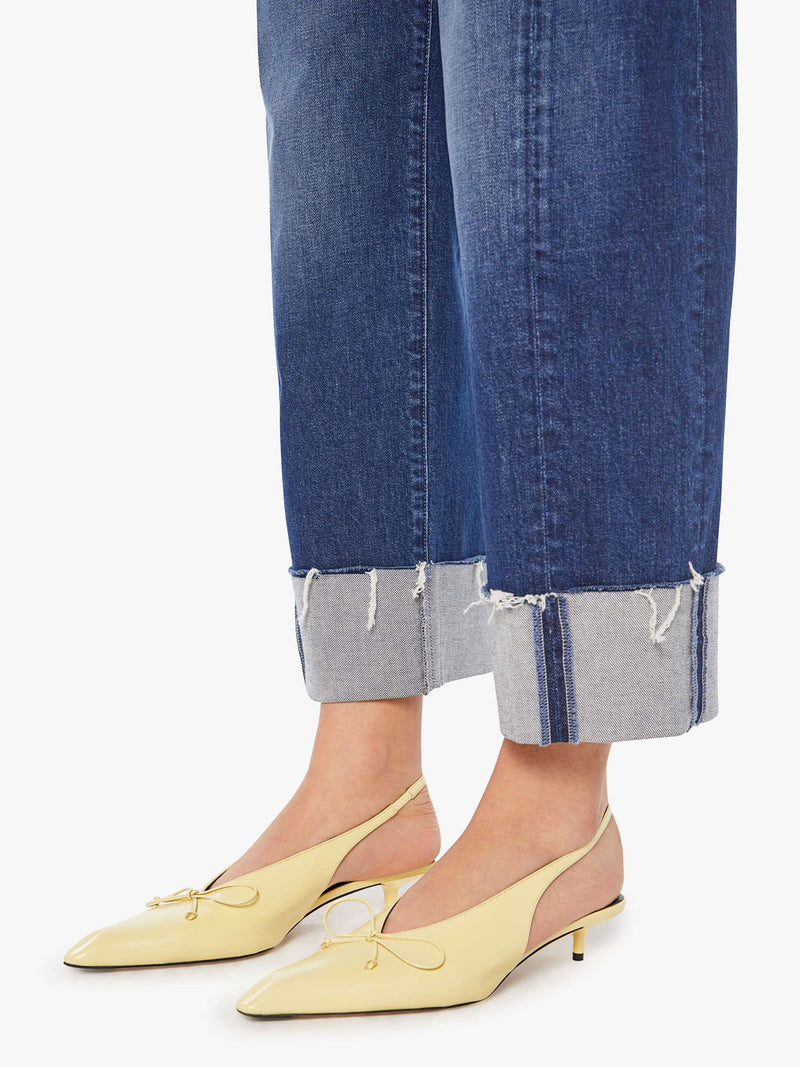 Mother The Half-Pipe Ankle Cuff Fray Jeans