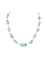 Margo Morrison Ltd Ed Faceted AAA Blue Topaz Nugget Gold Fill 