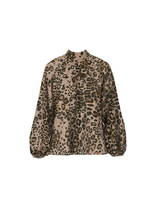 Marc Cain Leopard Print Blouse