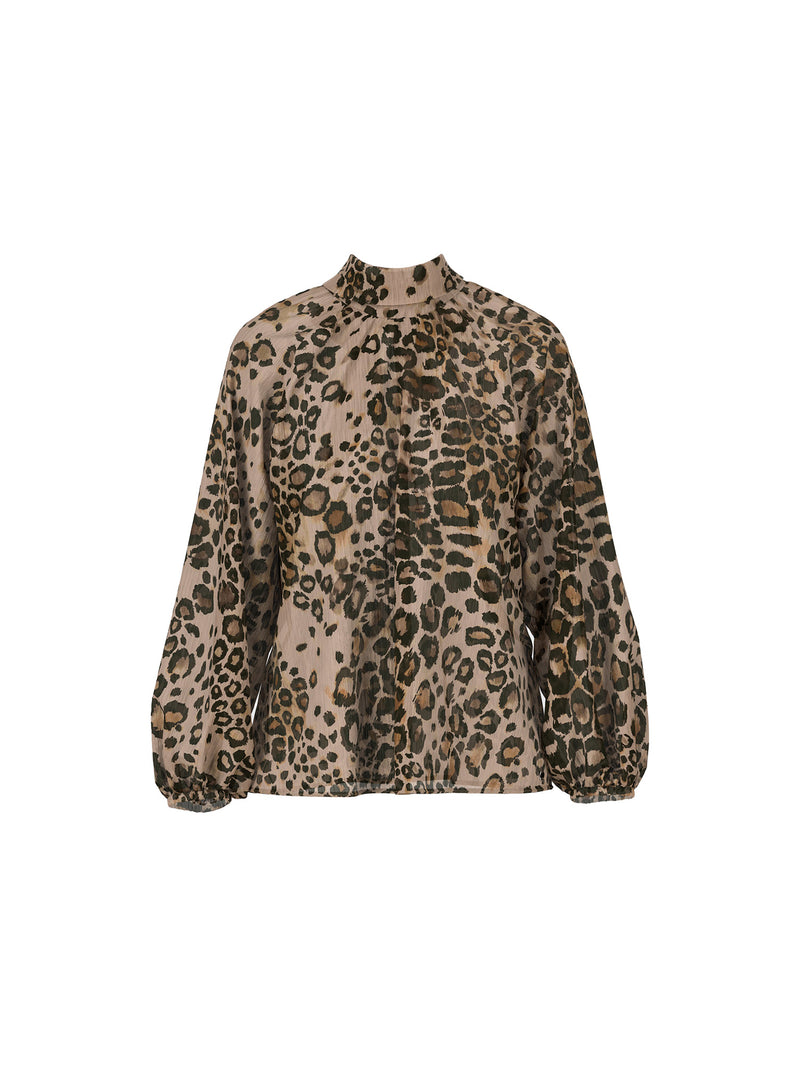 Marc Cain Leopard Print Blouse