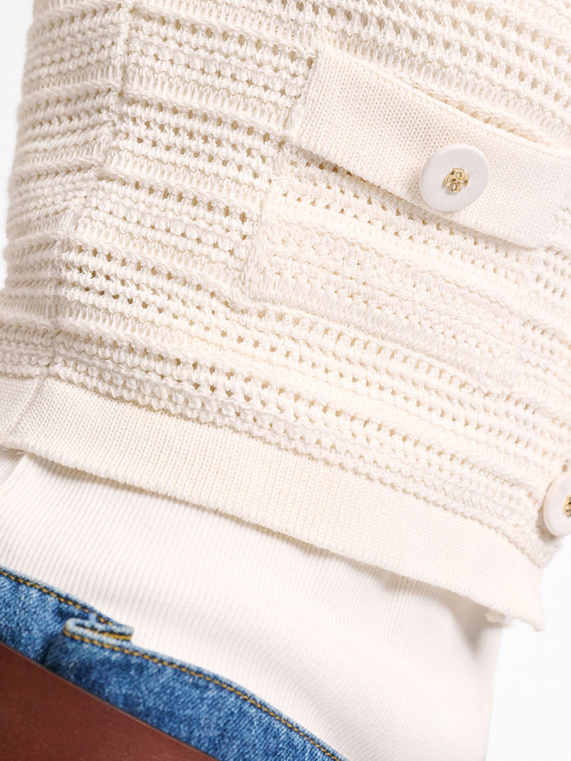 Dorothee Schumacher Precise Pointelle Knit Jacket