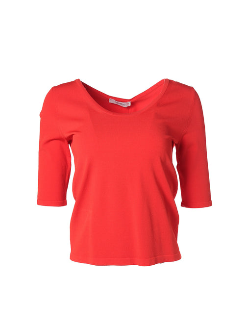 Max Mara Leisure Piombo Knit Shirt Orange