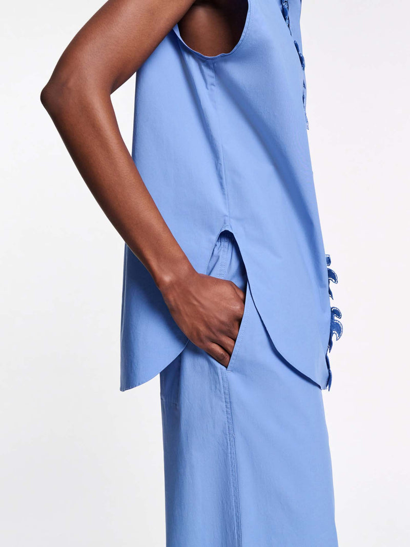 Dorothee Schumacher Poplin Power Wide Leg Pants