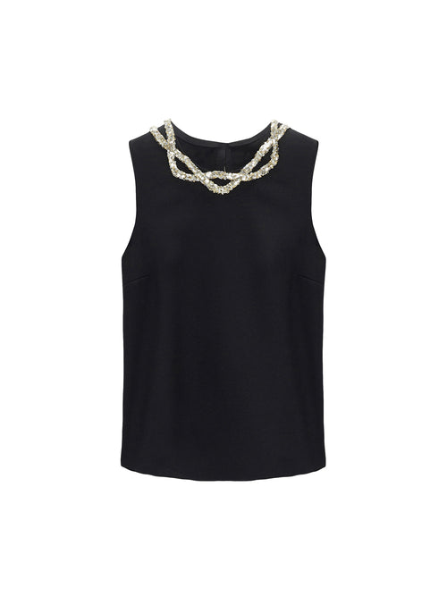 Dorothee Schumacher Striking Coolness Top w. Embroidery