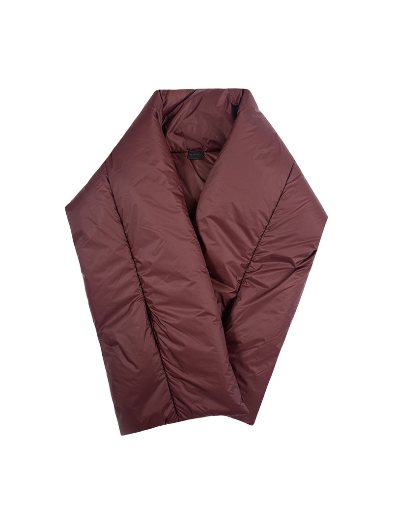 Abstract Gilet Padded Wide Stole
