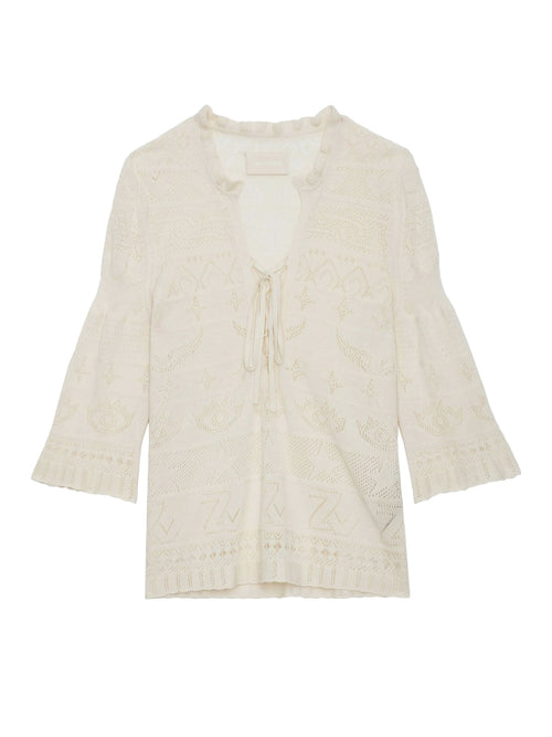 Zadig &amp; Voltaire Taho Lace Sweater