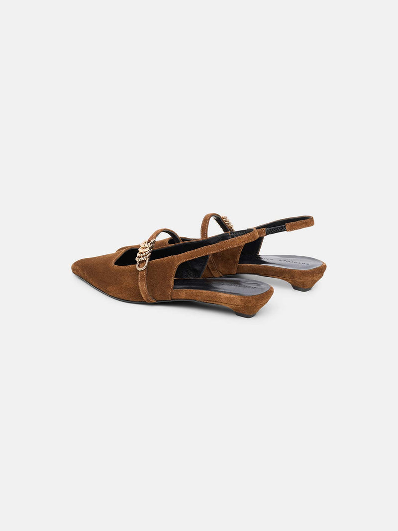 Dorothee Schumacher Suede Sensation Slingback Flat
