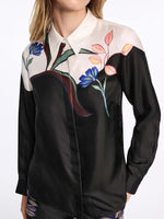Dorothee Schumacher Seductive Bloom Silk Twill Blouse
