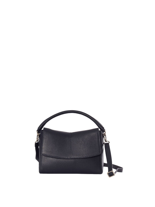 Cinzia Rocca Leather Handbag with Detachable Shoulder Strap
