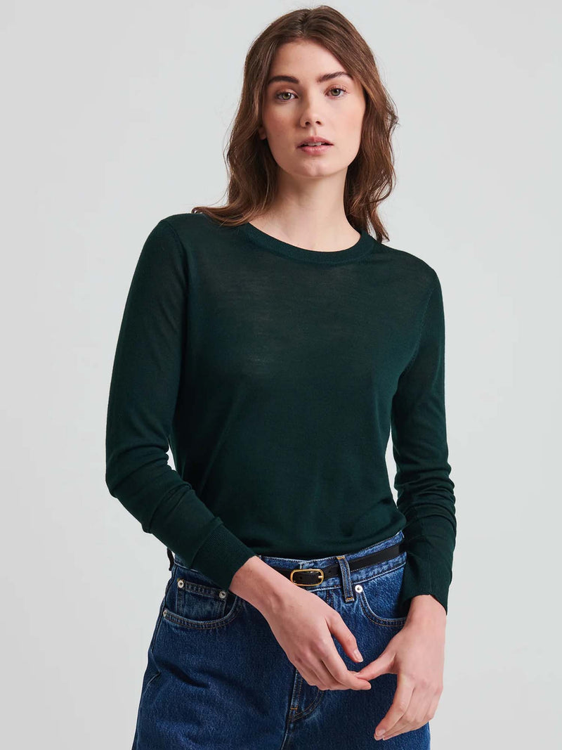 Patrick Assaraf Merino Classic Crewneck