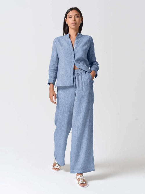 Ploumanac'h Billow Linen Slacks