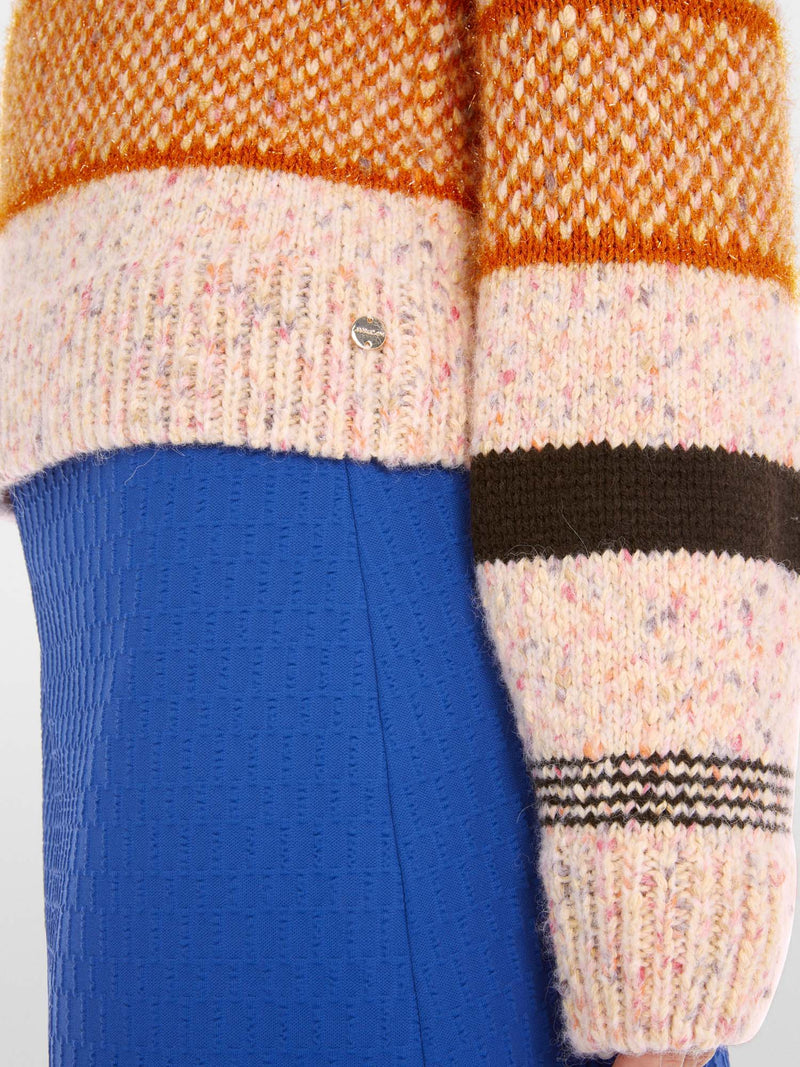 Marc Cain Colourful Striped Sweater