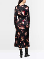 Marc Cain Silk Floral Print Dress