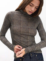 Rag &amp; Bone Shaw Panelled Long Sleeve Plaid Tee