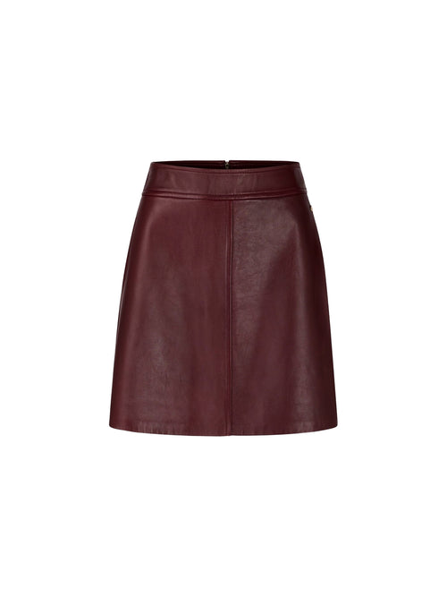 Marc Cain Leather Mini Skirt