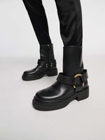 Dorothee Schumacher Chic Sophistication Short Combat Boot