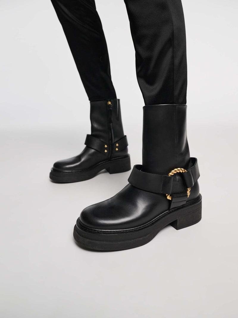 Dorothee Schumacher Chic Sophistication Short Combat Boot