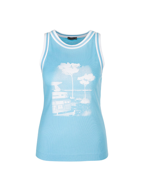 Marc Cain Sports Top with Placed Photo Print