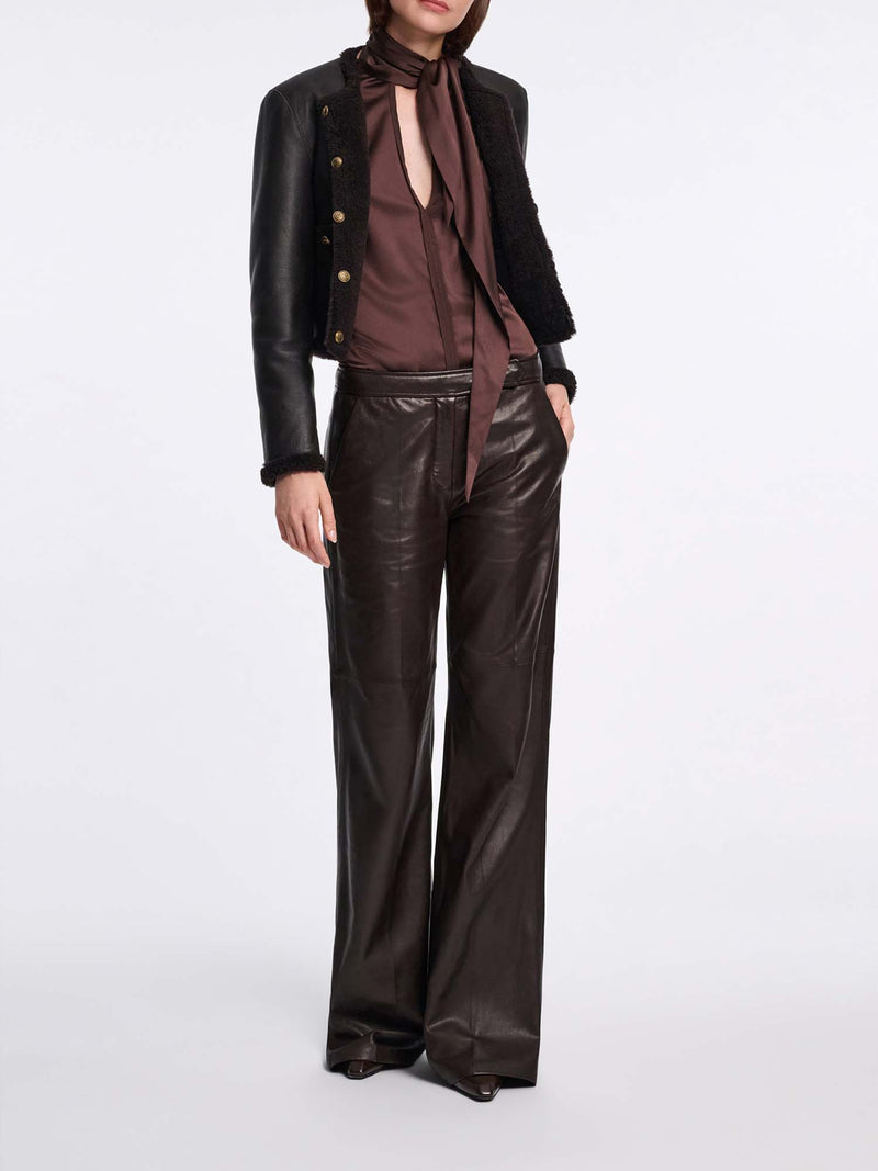 Dorothee Schumacher Sense of Shine Top with Scarf Detail