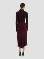 Victoria Beckham Ribbed Long Sleeve Polo