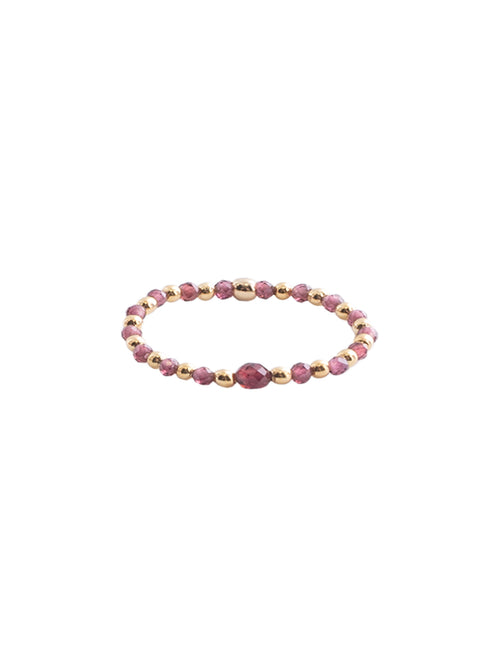 Alisia Round Faceted Ring