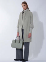 Cinzia Rocca Two Tone Leather Tote Bag