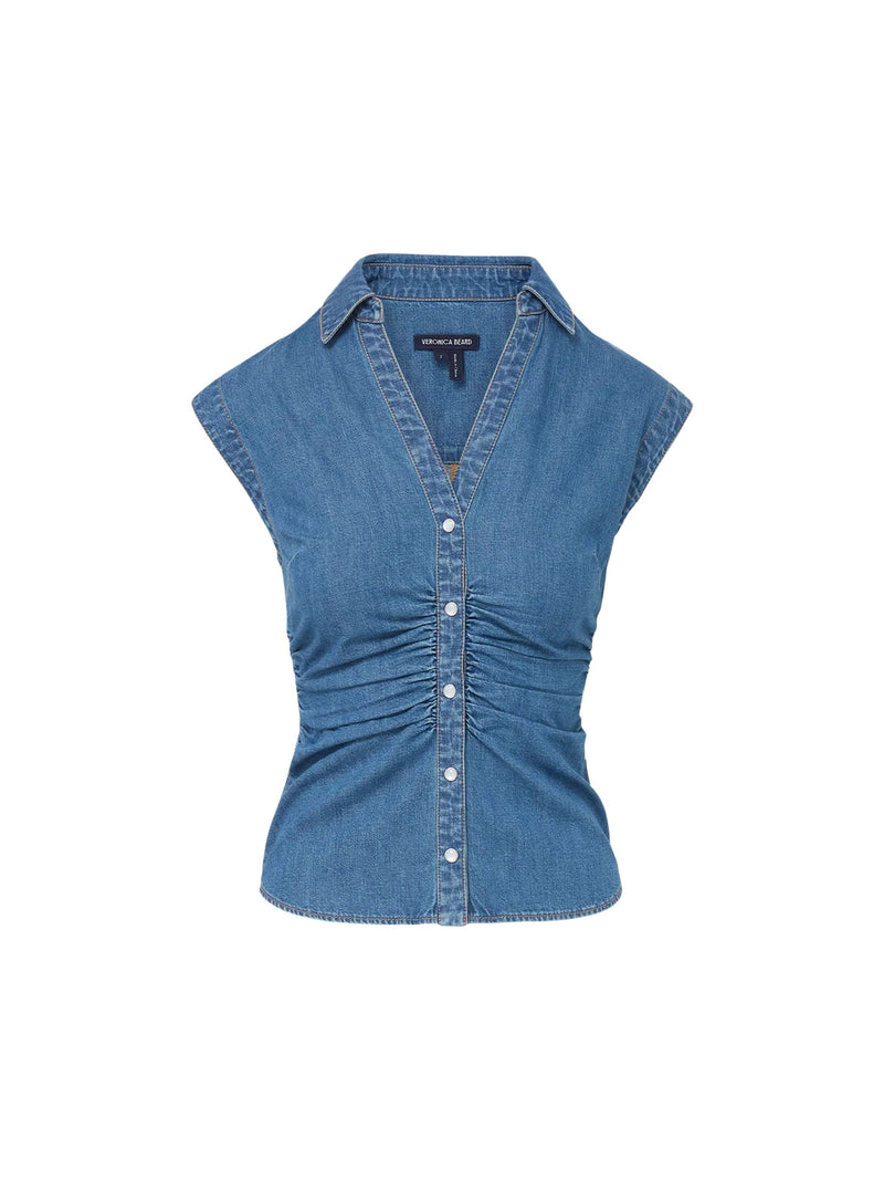 Veronica Beard Sera Denim Shirt