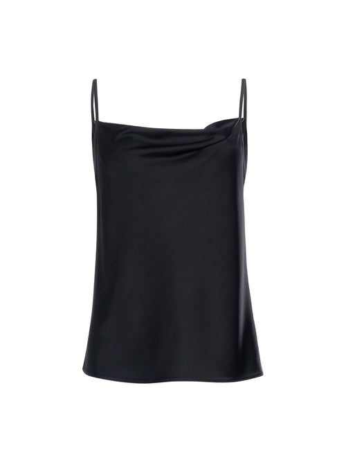 Mi Jong Lee Matte Jersey Drape Front Camisole