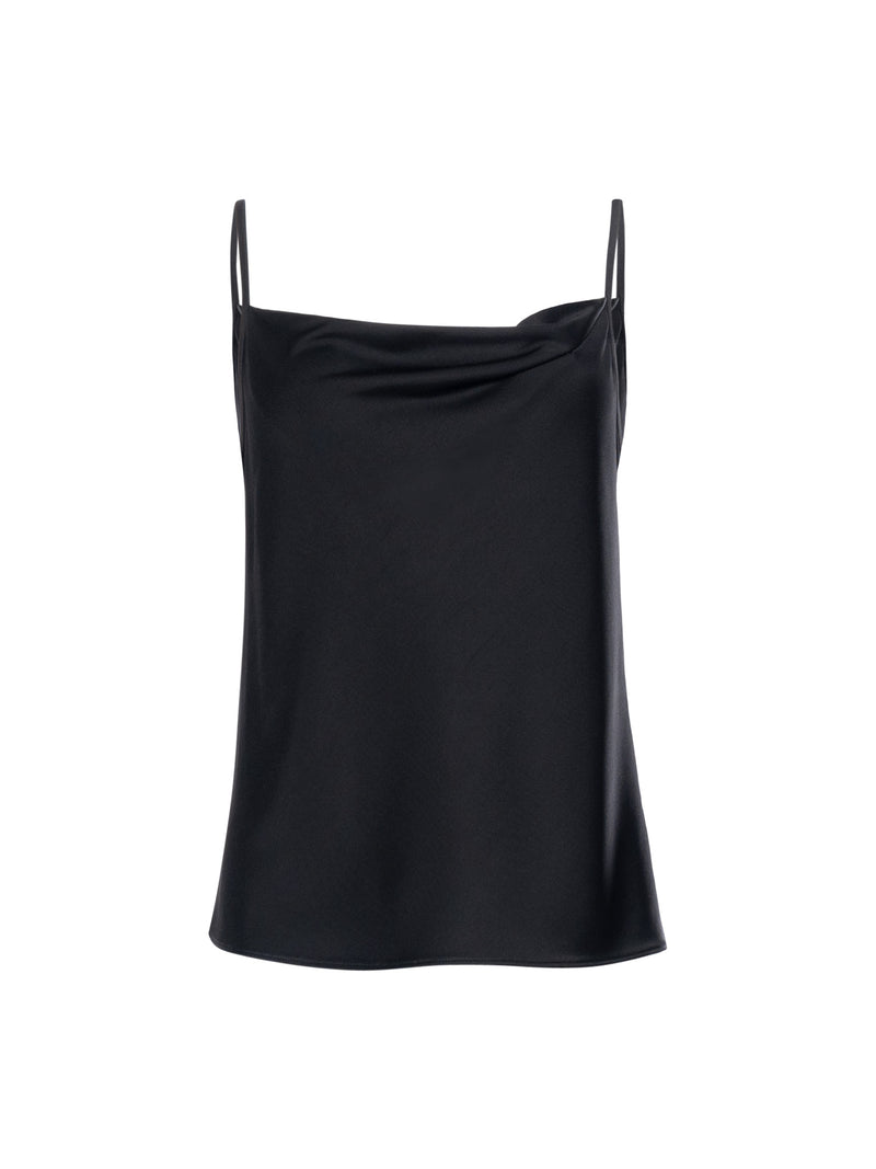 Mi Jong Lee Matte Jersey Drape Front Camisole