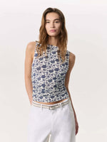 Rag &amp; Bone Luca Floral Shirred Tank