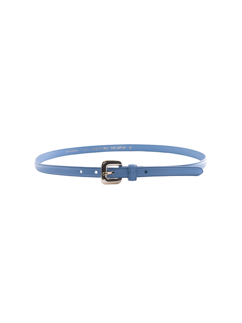 Gavazzeni Gloriosa Leather Belt with Gold Buckle