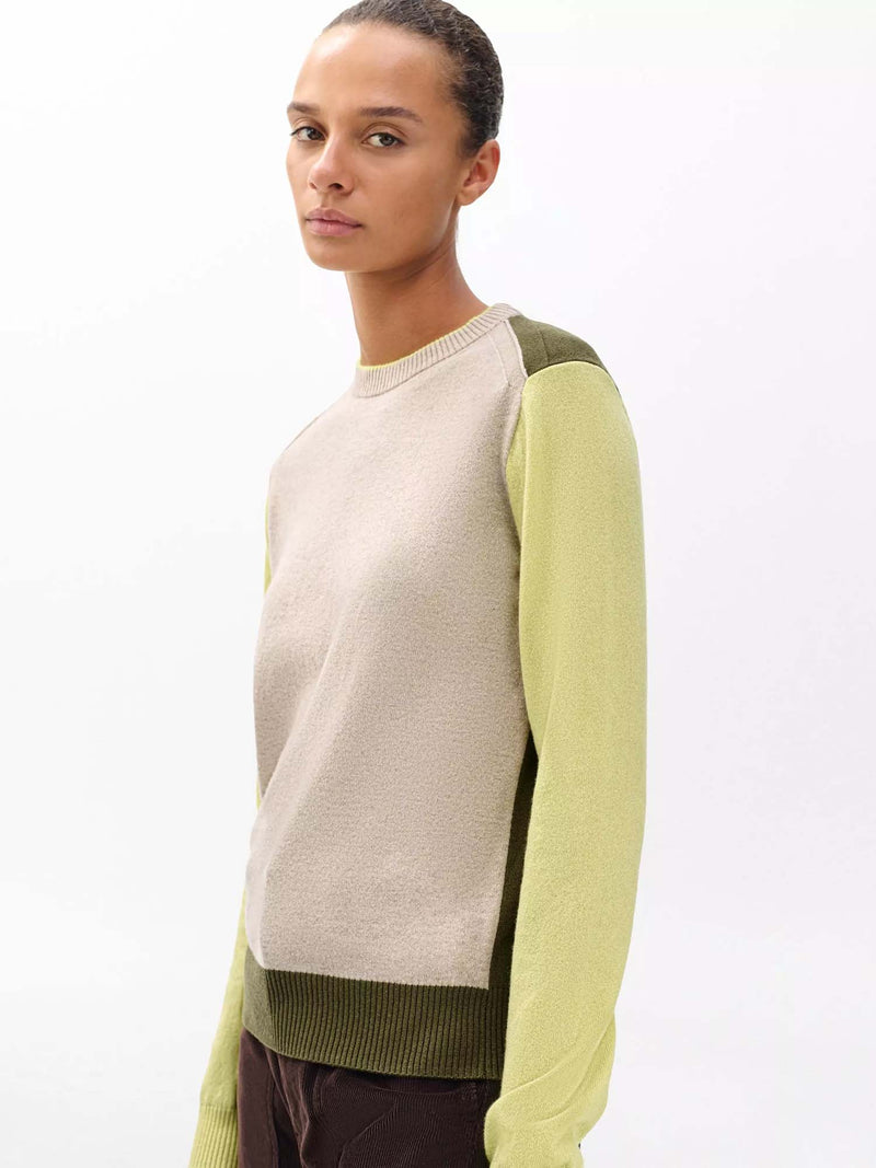 Rag &amp; Bone Taron Colourblock Crewneck Sweater