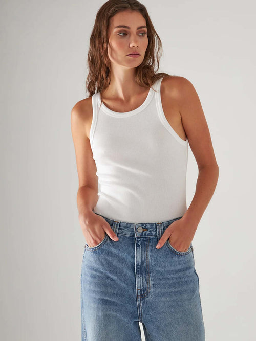 Patrick Assaraf High Crew Rib Tank