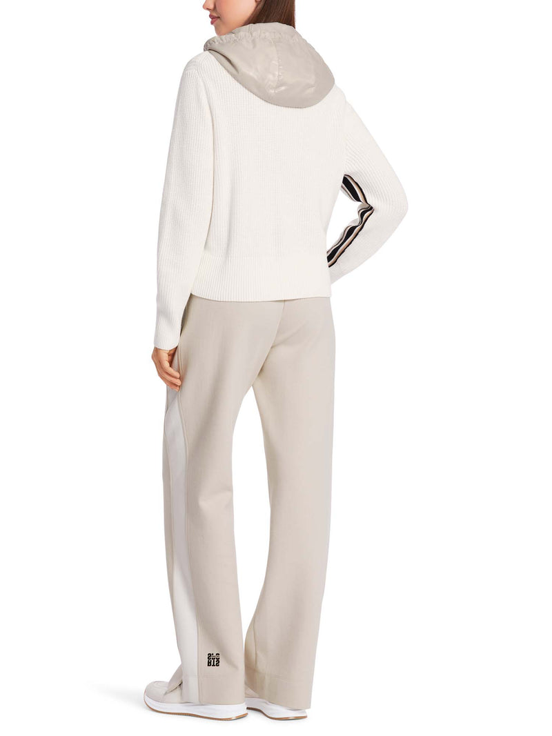 Marc Cain Sports Knitted Cardigan with Sporty Details