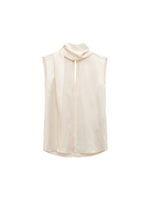 Dorothee Schumacher Sense of Shine Top with Scarf Detail