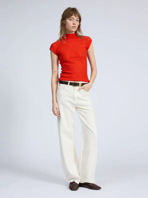 Rag &amp; Bone Tana Merino Cap Sleeve Top