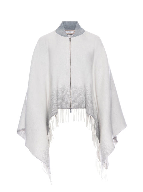Peserico Raised Boucl&egrave; Poncho