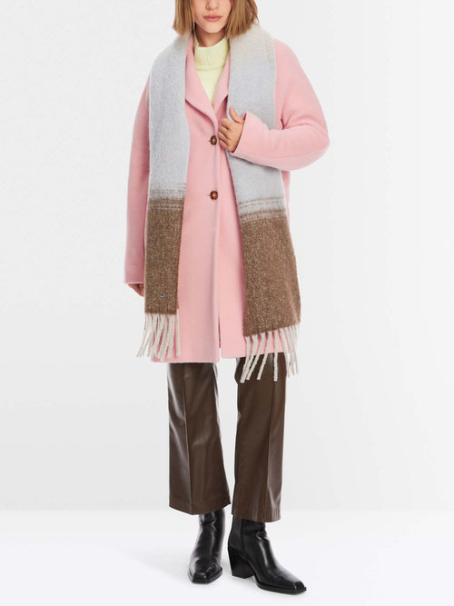 Marc Cain Fluffy Coat with Kimono Sleeves
