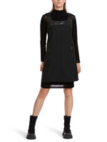 Marc Cain Panelled Wool Dress with Zippers