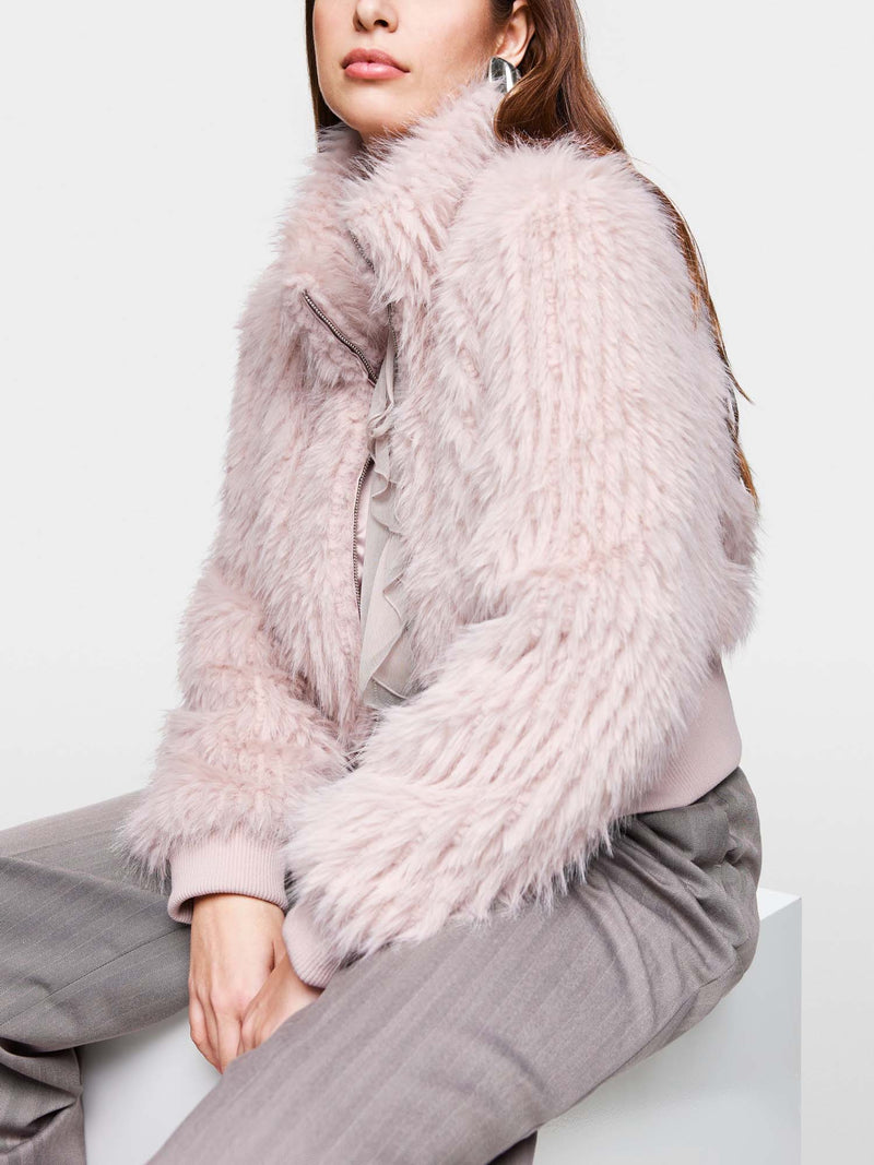 Marc Cain Short Faux Fur Jacket