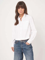 Repeat Long Sleeve Button Front Shirt