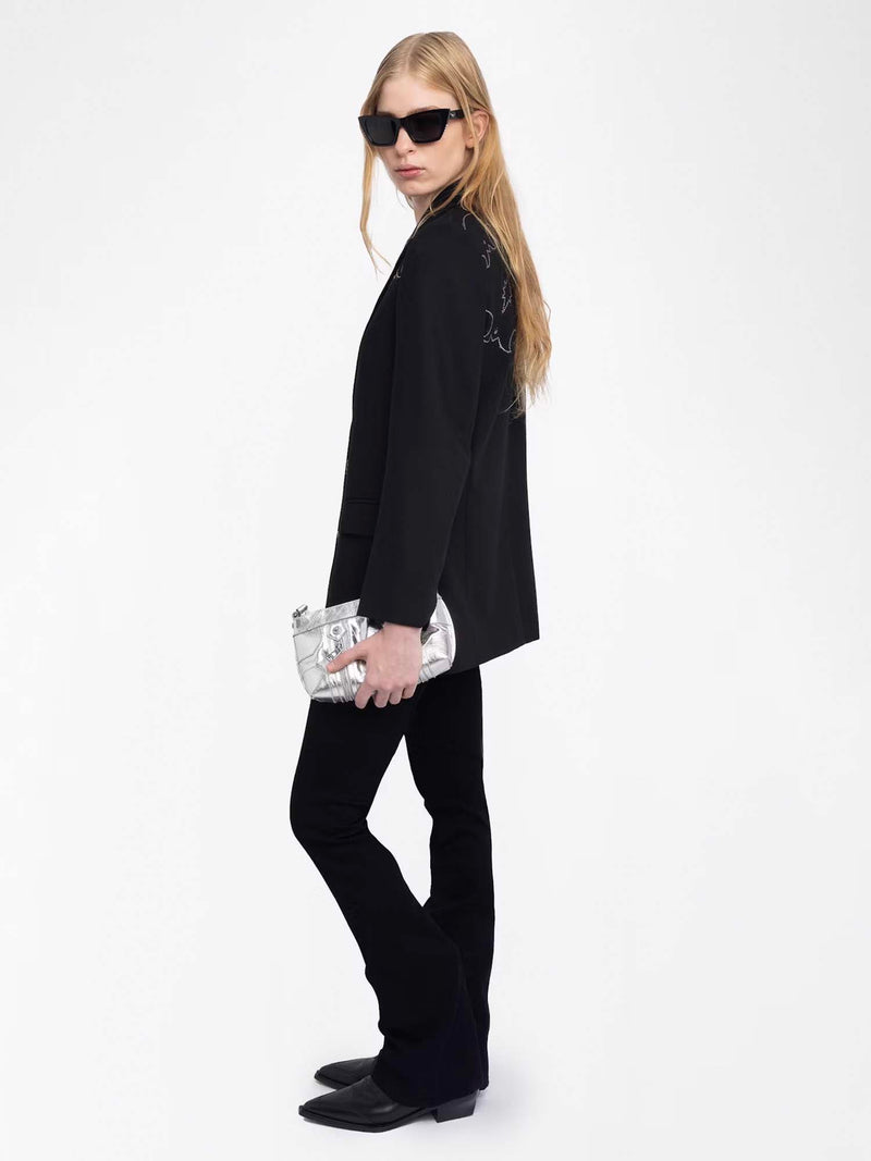 Zadig &amp; Voltaire Viva Strass Western Blazer