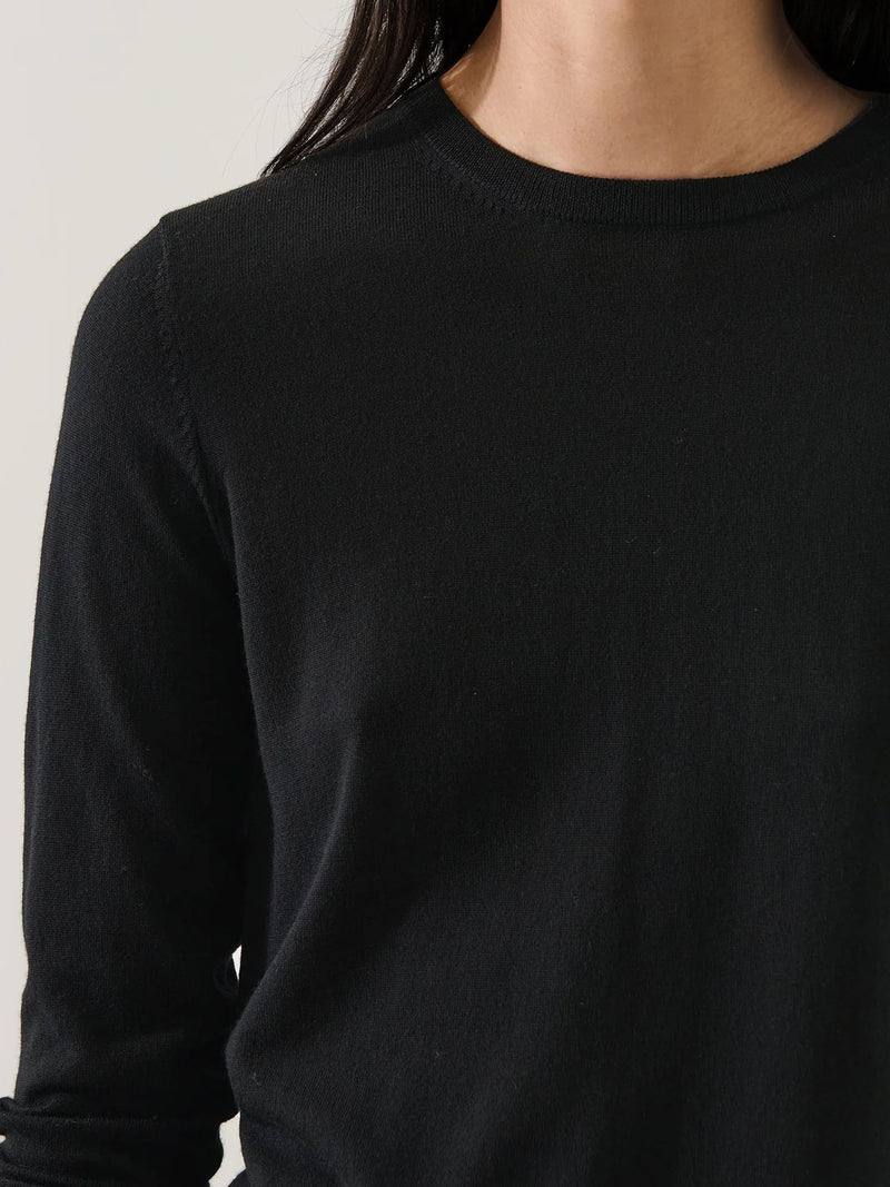 Patrick Assaraf Merino Fitted Crewneck