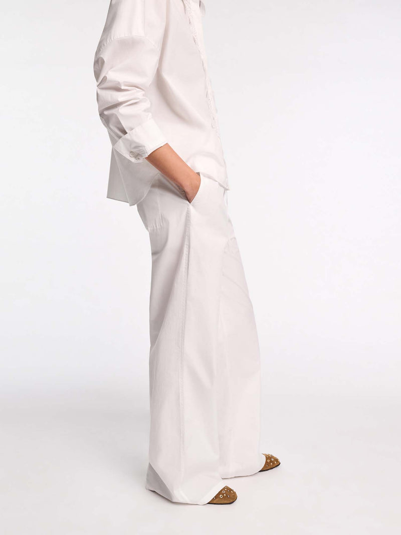 Dorothee Schumacher Poplin Power Wide Leg Pants