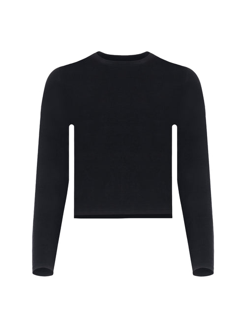 Patrick Assaraf Long Sleeve Baby Tee