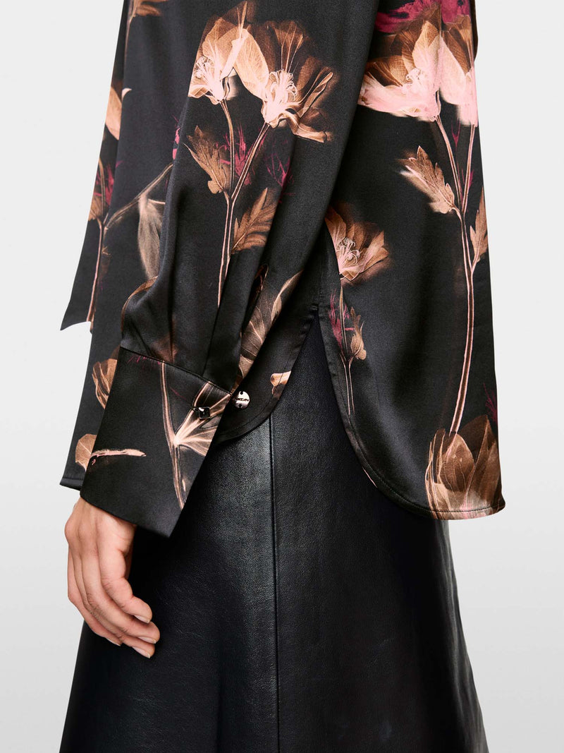 Marc Cain Classic Blouse with Floral Print