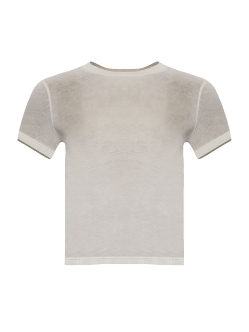 Patrick Assaraf Classic Reverse Spray Baby Tee